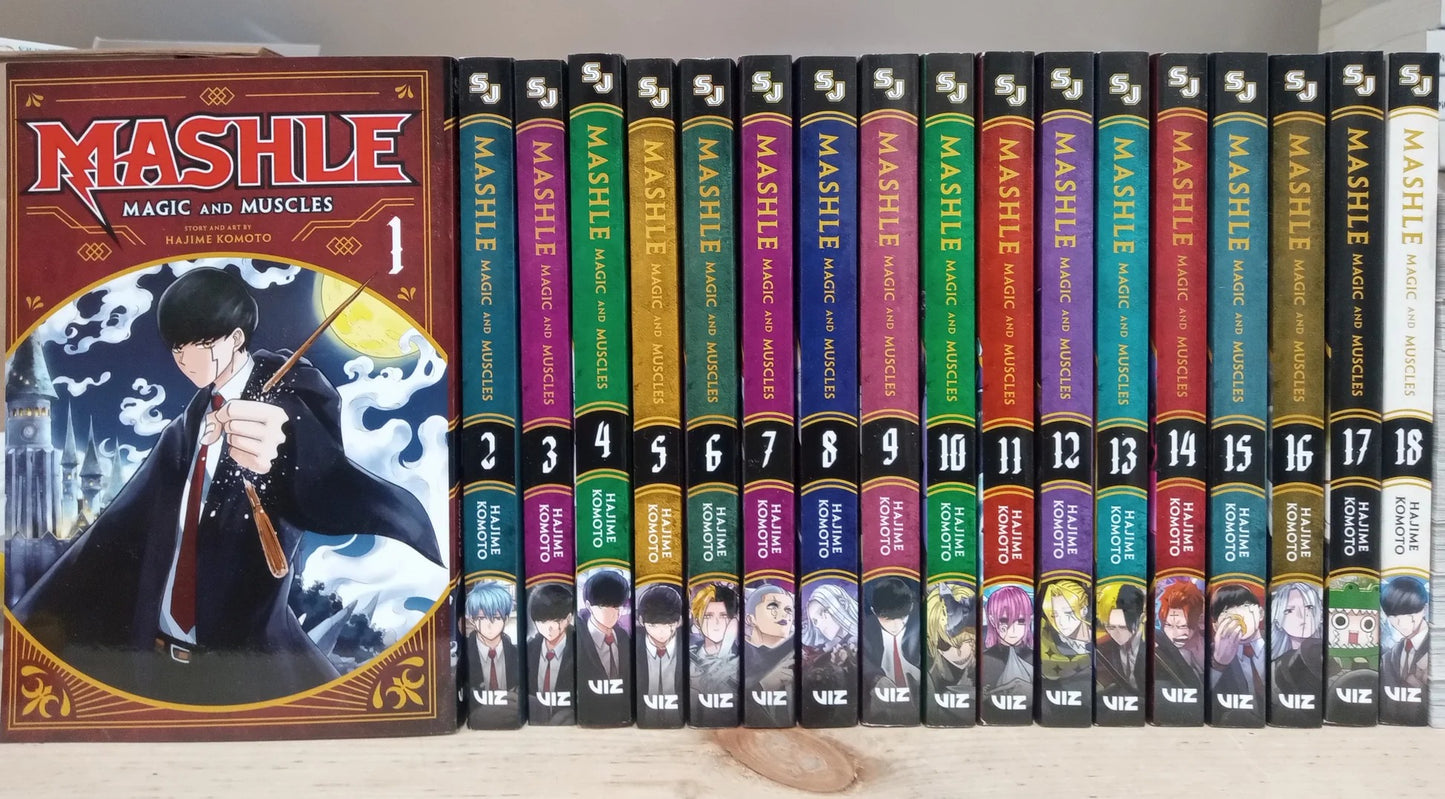 Mashle: Magic and Muscles Vol. 1-18 Manga English