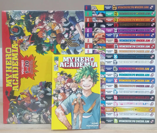 My Hero Academia Manga Complete Collection Vol. 1-42 (English) - Includes Vol. 1-20 Box Set