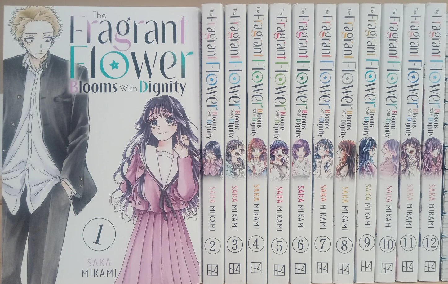 The Fragrant Flower Blooms With Dignity Vol. 1-12 Complete Manga Set English