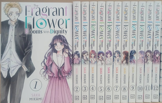 The Fragrant Flower Blooms With Dignity Vol. 1-12 Complete Manga Set English