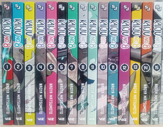 Kaiju No. 8 Manga Vol. 1-15 Manga Set English