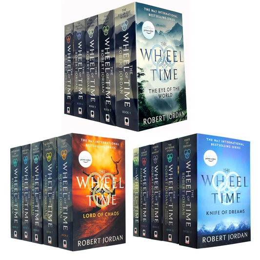 The Wheel of Time Series 1-15 Books Collection Set Pack By Robert Jordan