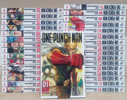 One Punch Man Vol. 1-32 English Manga Set Complete