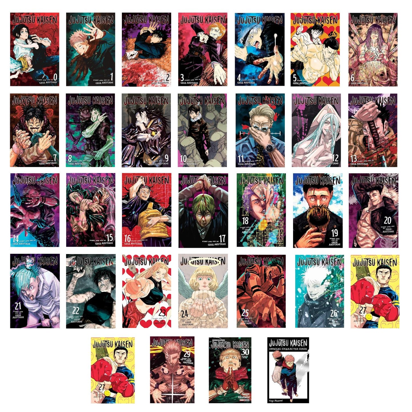 Jujutsu Kaisen Manga Series Collection Box Sets By Gege Akutami