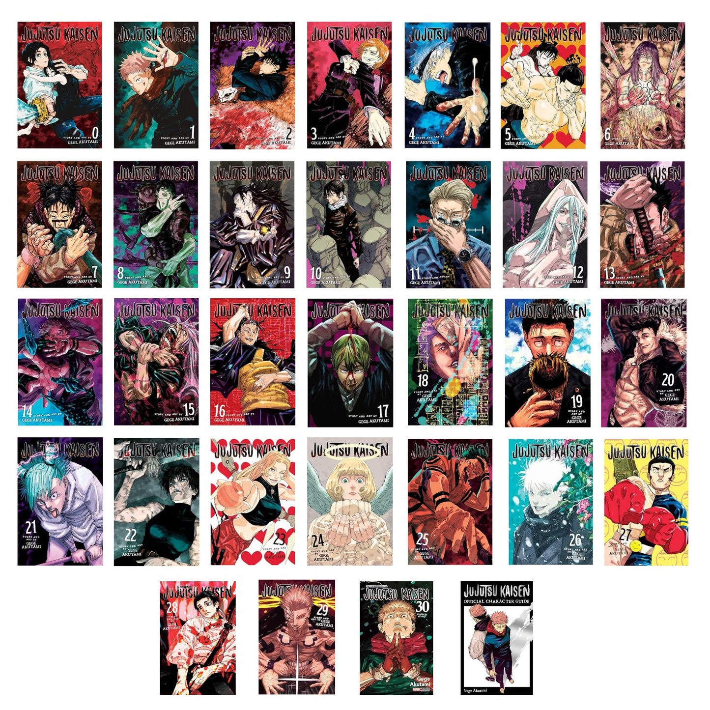 Jujutsu Kaisen Manga Series Collection Box Sets By Gege Akutami