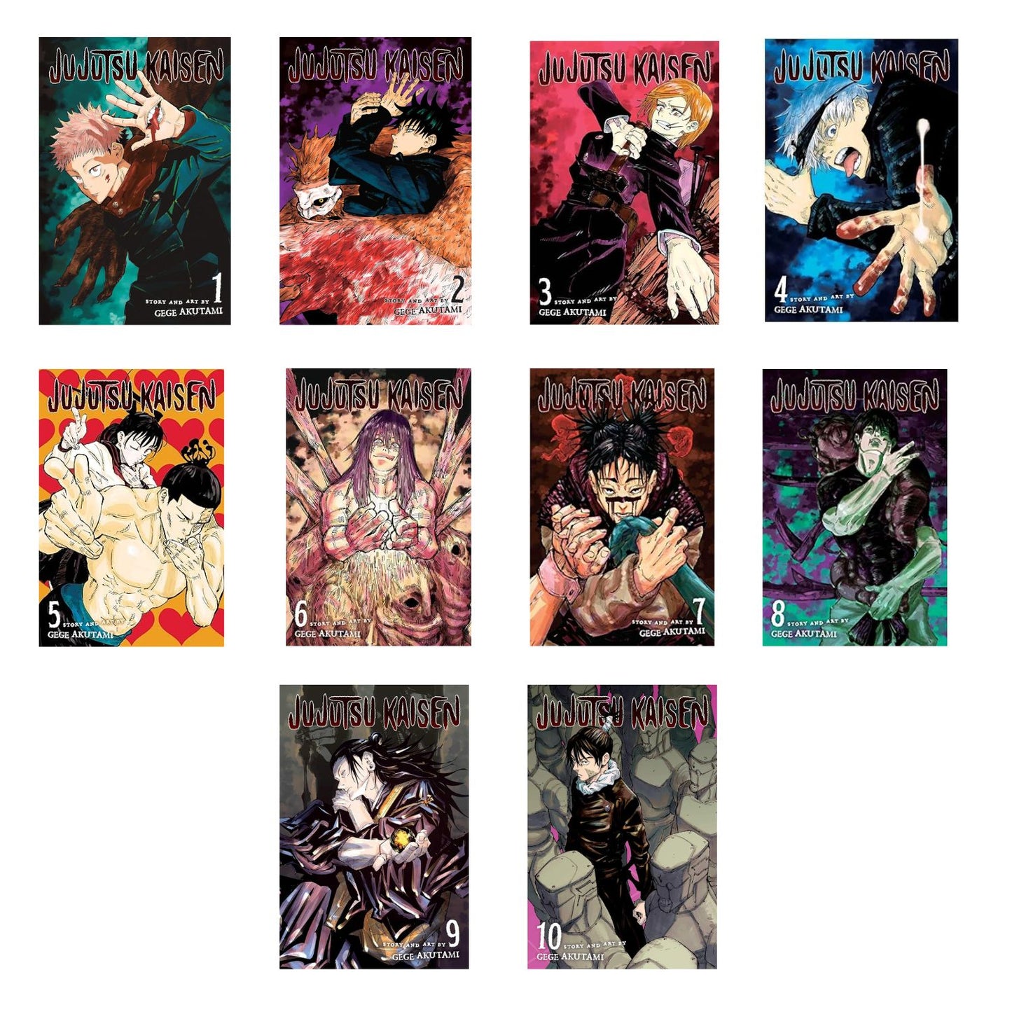 Jujutsu Kaisen Manga Series Collection Box Sets By Gege Akutami