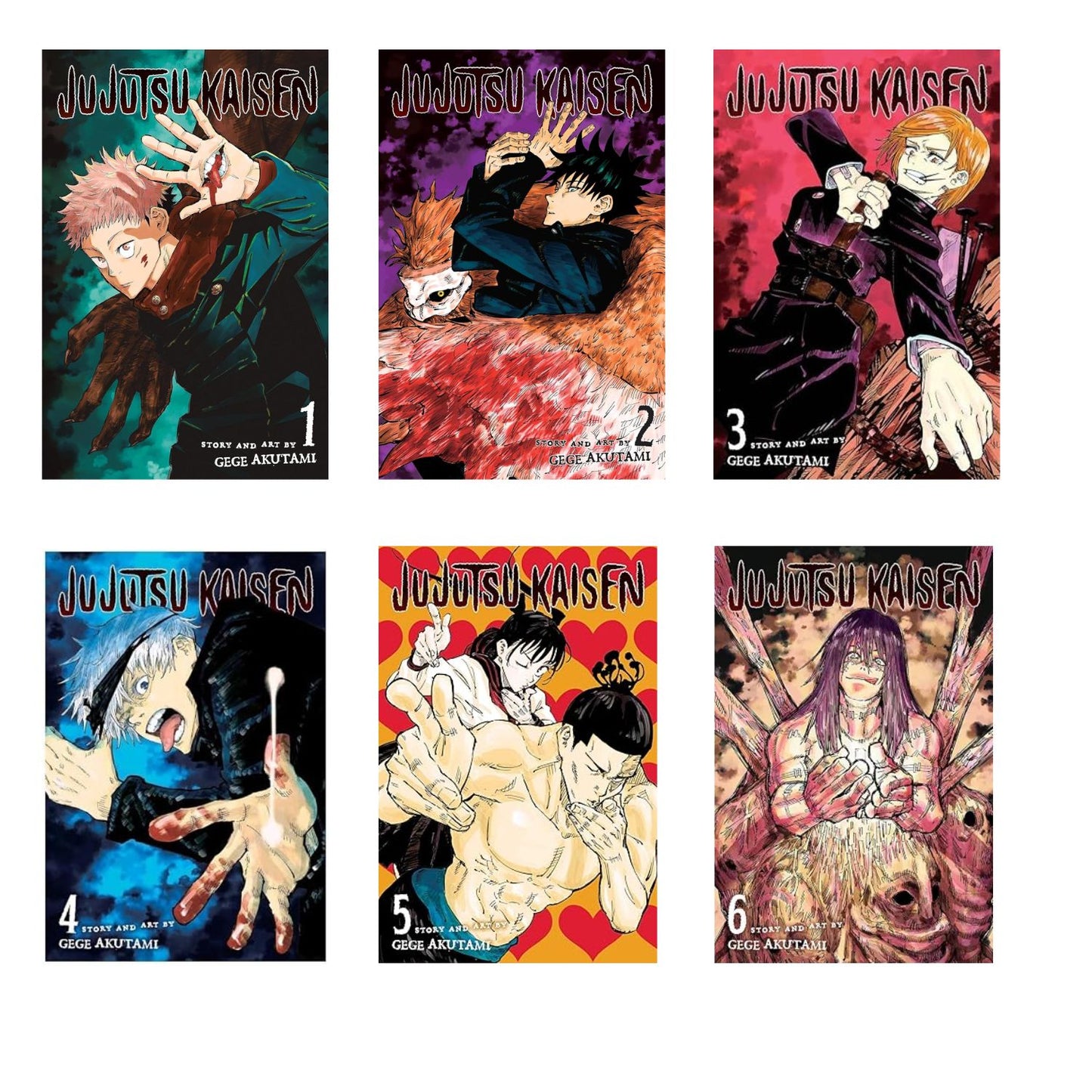 Jujutsu Kaisen Manga Series Collection Box Sets By Gege Akutami
