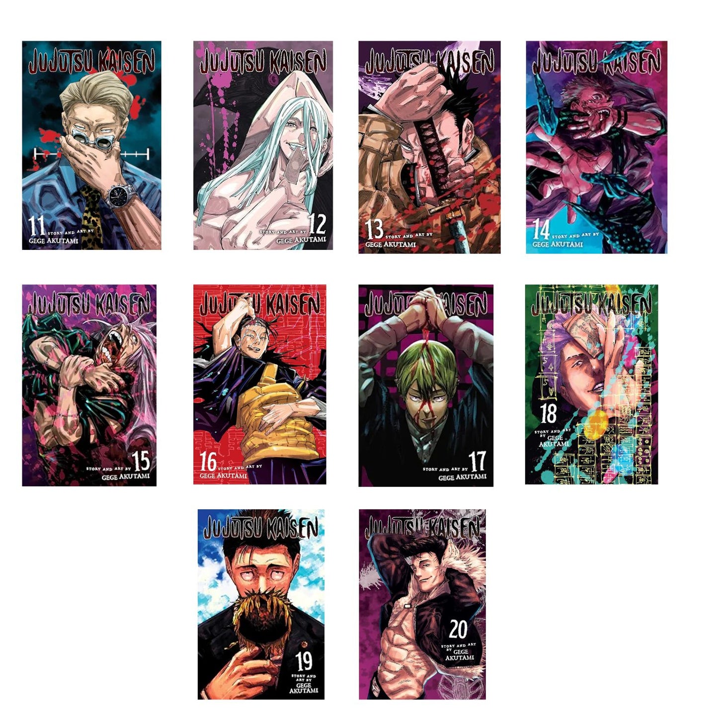 Jujutsu Kaisen Manga Series Collection Box Sets By Gege Akutami