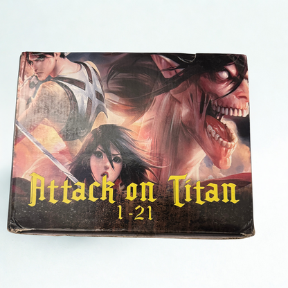 Attack on Titan Complete Box Set Vol. 1–21 by Hajime Isayama