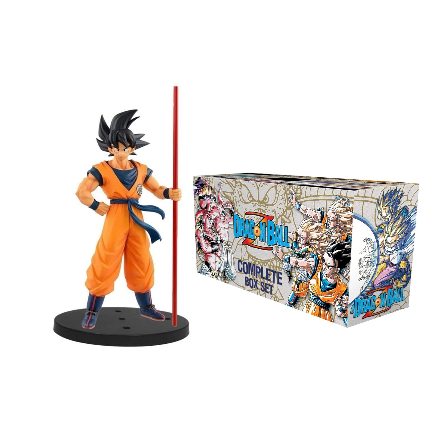 Dragon Ball Z Complete Manga Box Set Volumes 1–26 + Goku-Inspired Action Figure 23cm | Anime Collector Combo