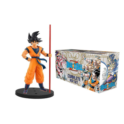 Dragon Ball Z Complete Manga Box Set Volumes 1–26 + Goku-Inspired Action Figure 23cm | Anime Collector Combo