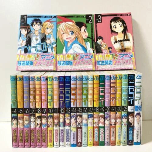 Nisekoi False Love Manga Complete Set Volumes 1-25