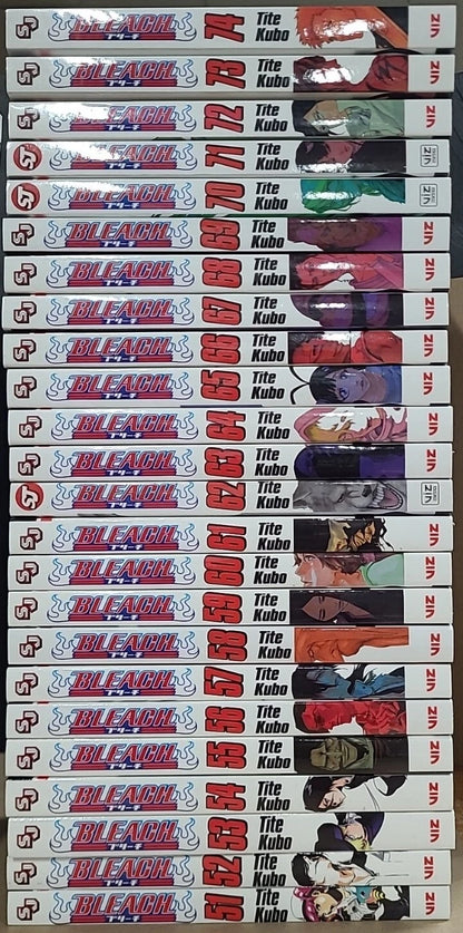 Bleach Complete Manga Box Set Collection (Box Sets 1–3) – Volumes 1–74 by Tite Kubo