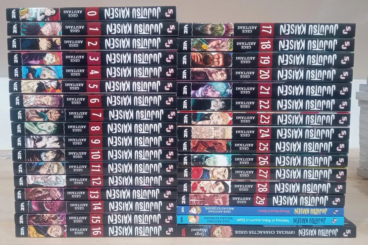 Jujutsu Kaisen Manga Vol. 0-30 (31 books) English Complete Set
