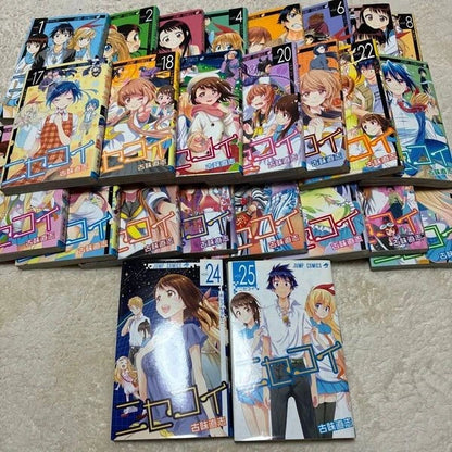 Nisekoi: False Love Volume 1- 25 complete manga comics Set Language Japanese